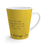 Latte Mug - Man of the house (yellow)