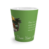 Latte Mug - Man of the house (Green)