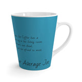 Latte Mug - Bear Rug in the Living Room (Blue)