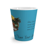 Latte Mug - Man of the house (Blue)
