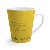 Latte Mug - Bear Rug in the Living Room (Yellow)