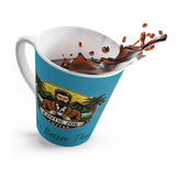 Latte Mug - Man of the house (Blue)