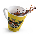 Latte Mug - Man of the house (yellow)