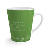 Latte Mug - Bear Rug in the Living Room (Green)