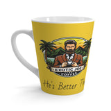 Latte Mug - Man of the house (yellow)